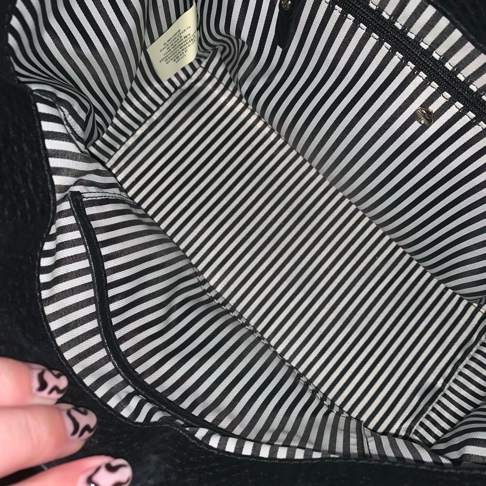 Kate Spade Black Leather Alexa Satchel Carlyle Street - Picture 5 of 8